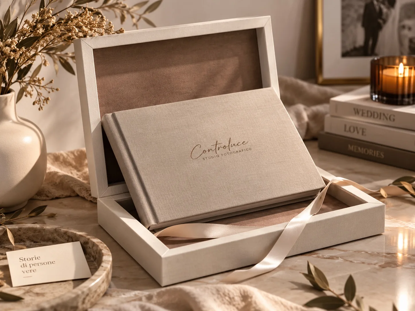 Album fotografico Wedding Controluce
