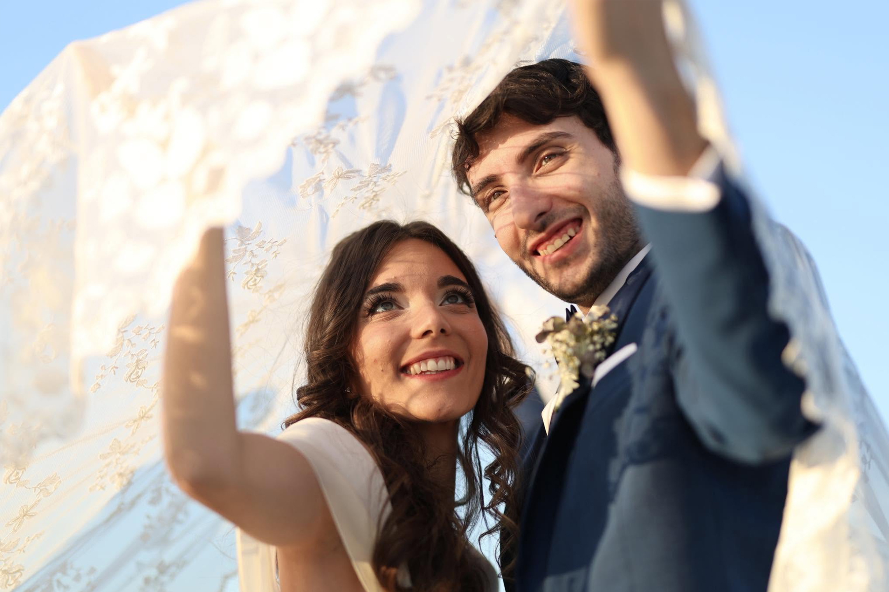 Scatto spontaneo del giorno del matrimonio